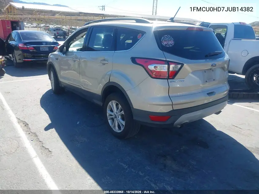 2018 FORD ESCAPE VIN 1FMCU0HD7JUB14382 — фото 3