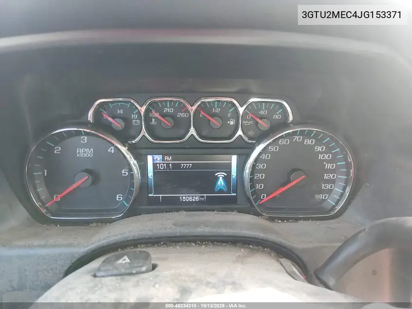 2018 GMC SIERRA VIN 3GTU2MEC4JG153371 — фото 8