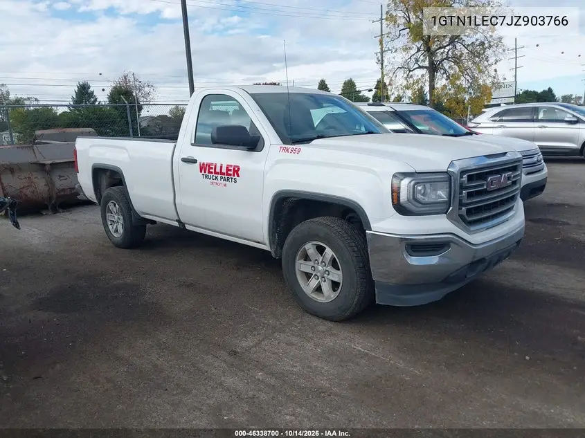 GMC SIERRA 2018, VIN 1GTN1LEC7JZ903766