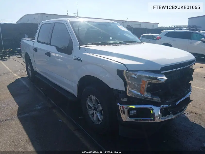 FORD F-150 2018, VIN 1FTEW1CBXJKE01665