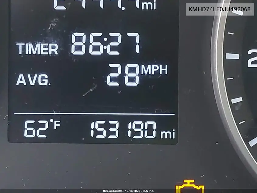 2018 HYUNDAI ELANTRA VIN KMHD74LF0JU492068 — фото 16