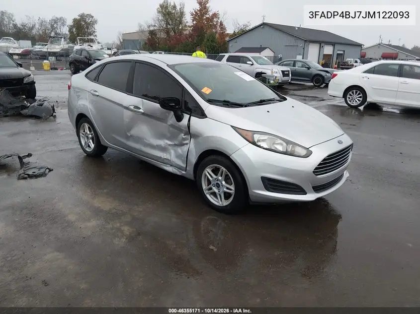 FORD FIESTA 2018, VIN 3FADP4BJ7JM122093