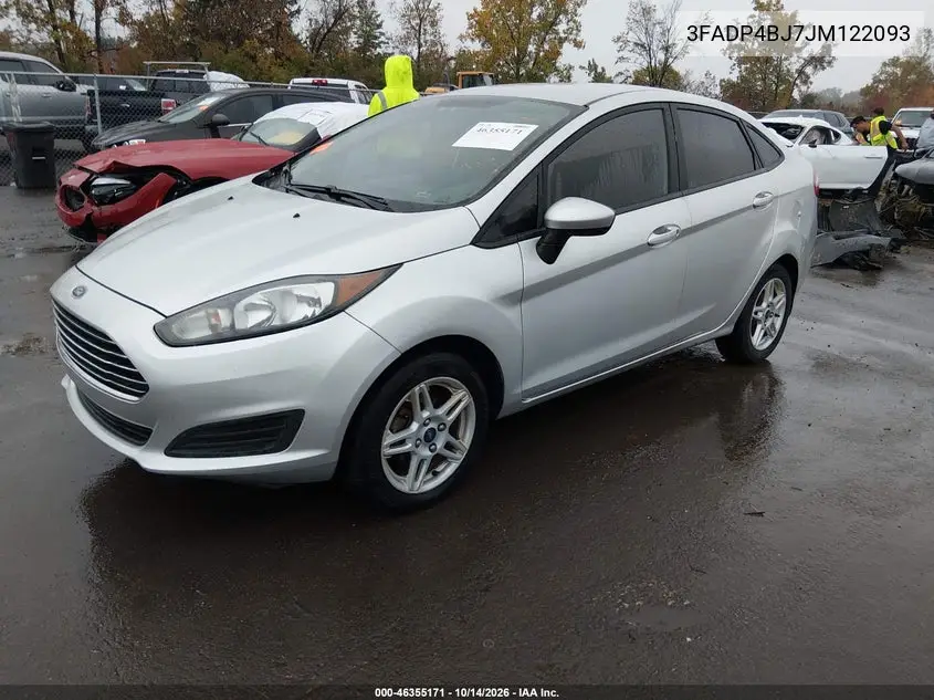 2018 FORD FIESTA VIN 3FADP4BJ7JM122093 — фото 2
