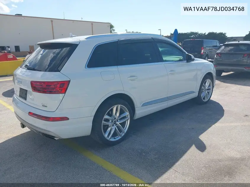 2018 AUDI Q7 VIN WA1VAAF78JD034768 — фото 4