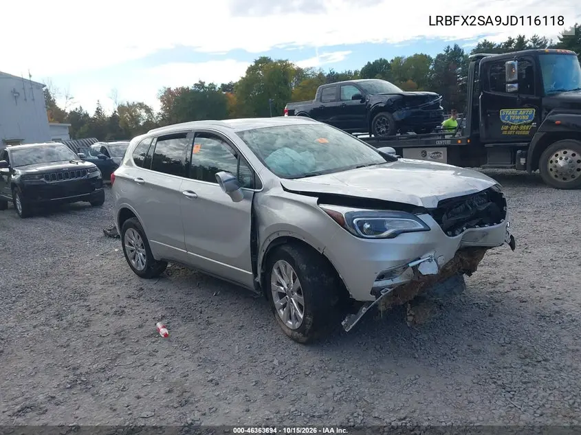 BUICK ENVISION 2018, VIN LRBFX2SA9JD116118