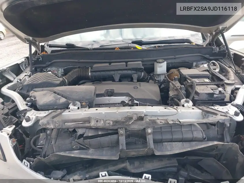 2018 BUICK ENVISION VIN LRBFX2SA9JD116118 — фото 10