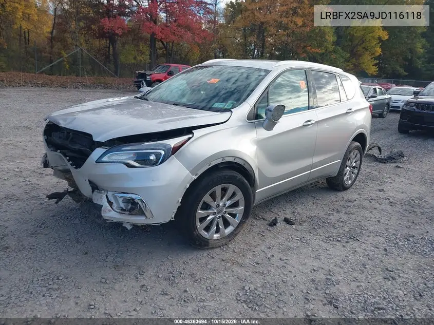 2018 BUICK ENVISION VIN LRBFX2SA9JD116118 — фото 2