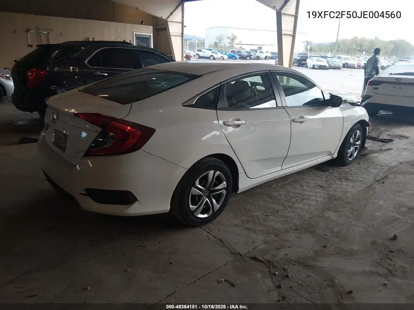 2018 HONDA CIVIC VIN 19XFC2F50JE004560 — фото 4