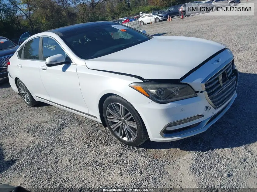 GENESIS G80 2018, VIN KMHGN4JE1JU235868