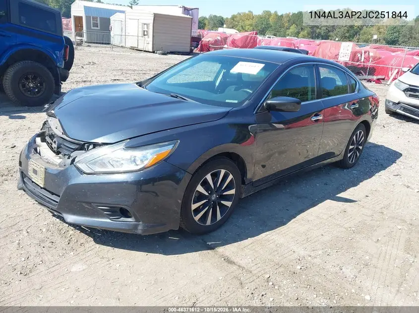 2018 NISSAN ALTIMA VIN 1N4AL3AP2JC251844 — фото 2