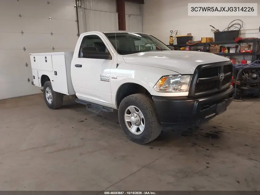 RAM 2500 2018, VIN 3C7WR5AJXJG314226