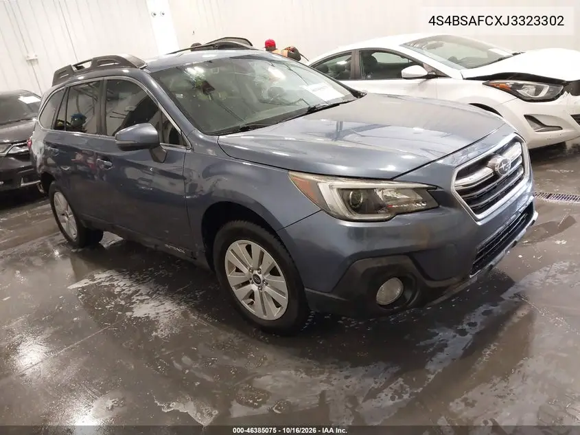 SUBARU OUTBACK 2018, VIN 4S4BSAFCXJ3323302