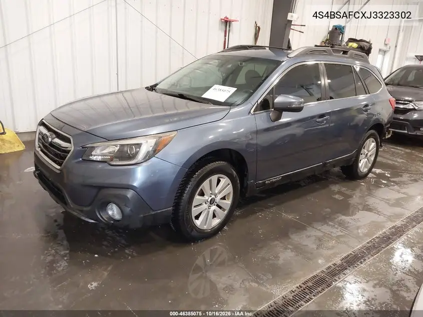 2018 SUBARU OUTBACK VIN 4S4BSAFCXJ3323302 — фото 2