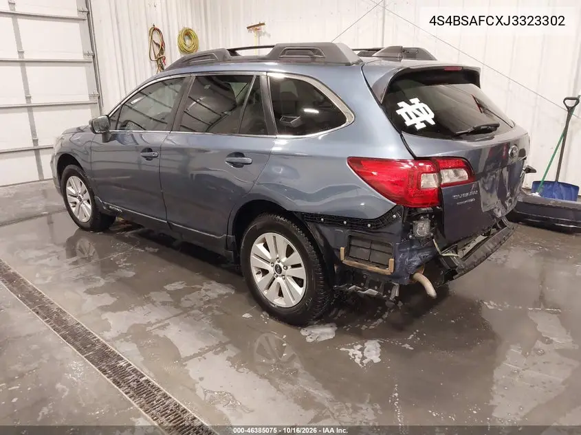 2018 SUBARU OUTBACK VIN 4S4BSAFCXJ3323302 — фото 3