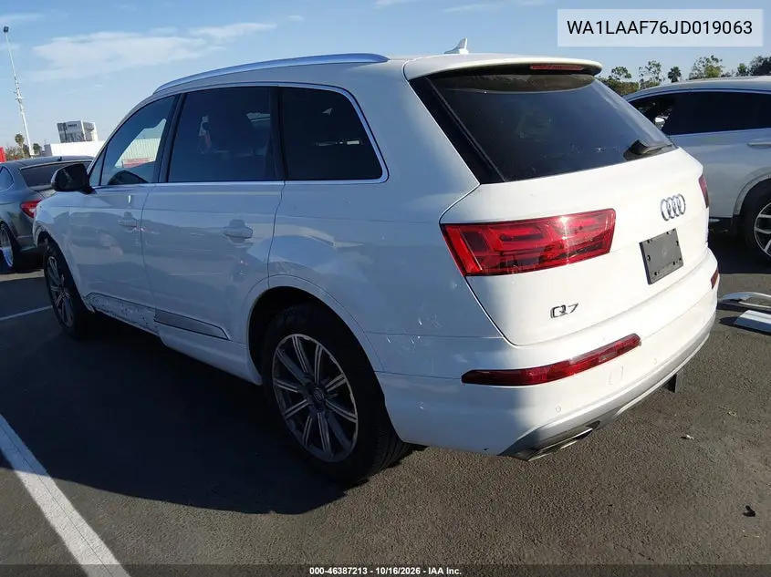2018 AUDI Q7 VIN WA1LAAF76JD019063 — фото 3