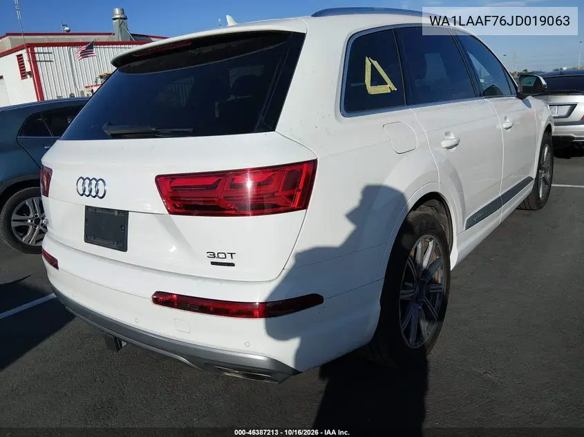2018 AUDI Q7 VIN WA1LAAF76JD019063 — фото 4
