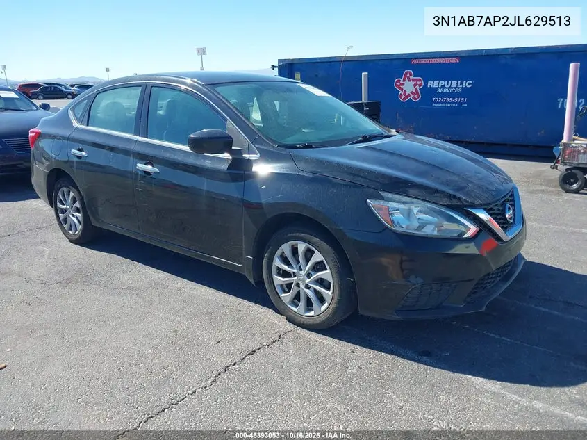 NISSAN SENTRA 2018, VIN 3N1AB7AP2JL629513