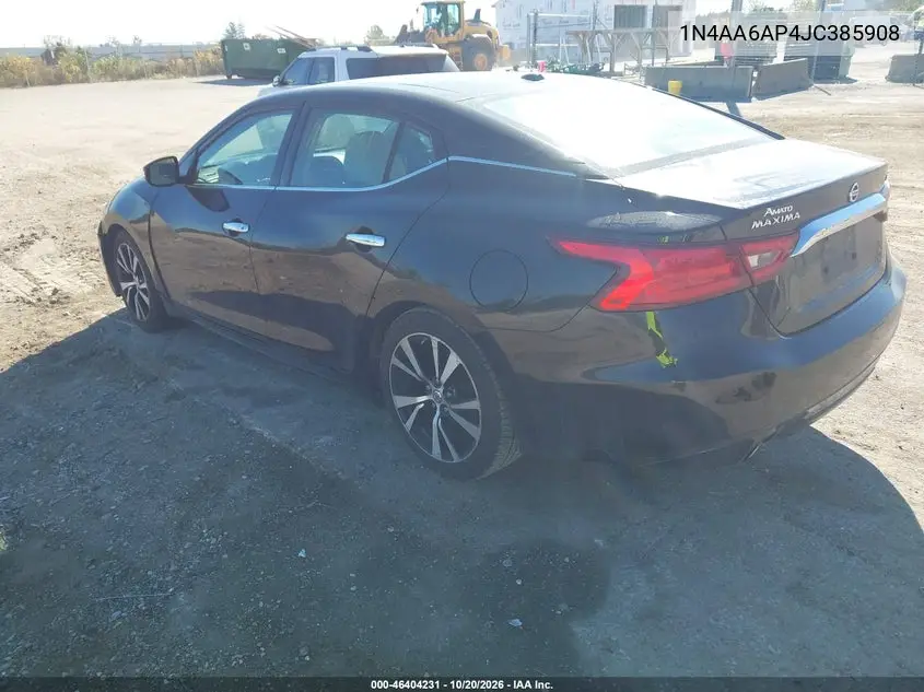 2018 NISSAN MAXIMA VIN 1N4AA6AP4JC385908 — фото 3