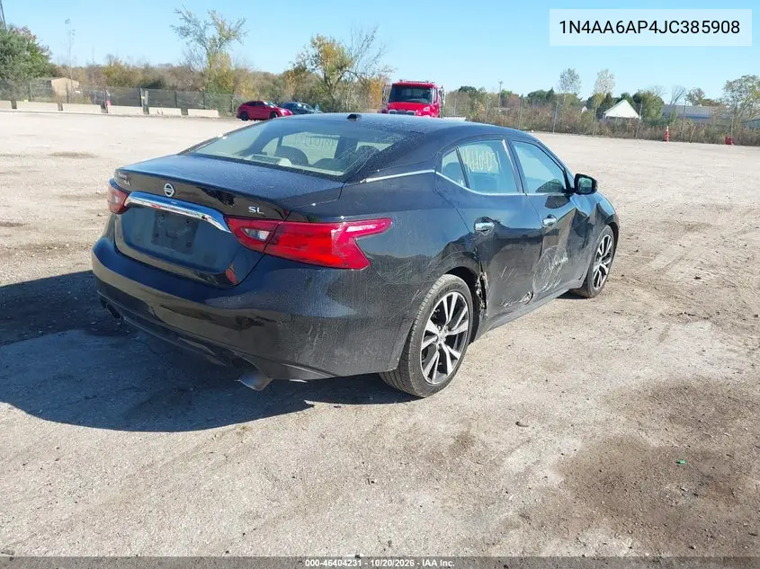 2018 NISSAN MAXIMA VIN 1N4AA6AP4JC385908 — фото 4