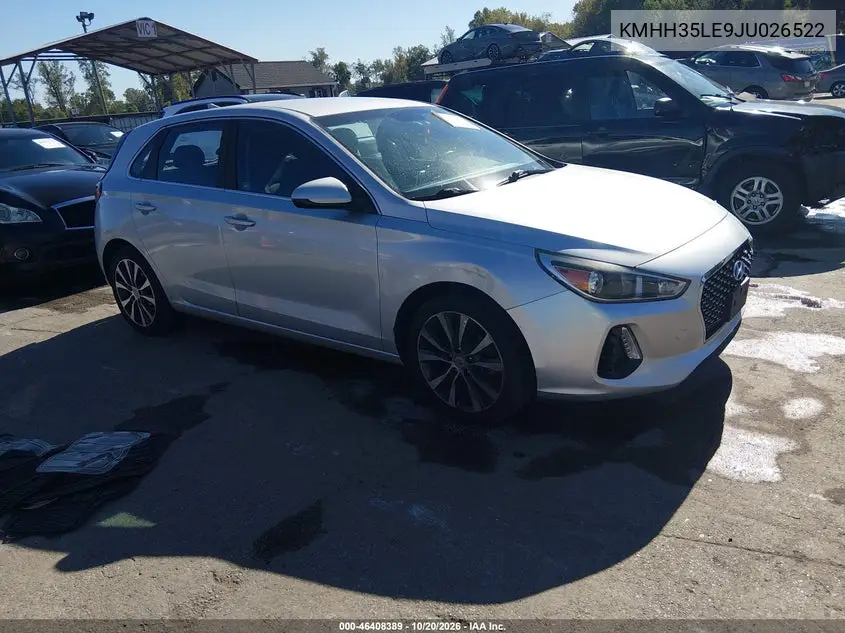 HYUNDAI ELANTRA 2018, VIN KMHH35LE9JU026522