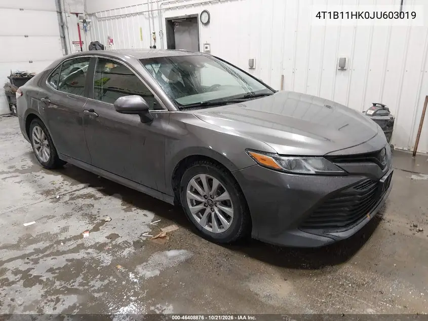 TOYOTA CAMRY 2018, VIN 4T1B11HK0JU603019