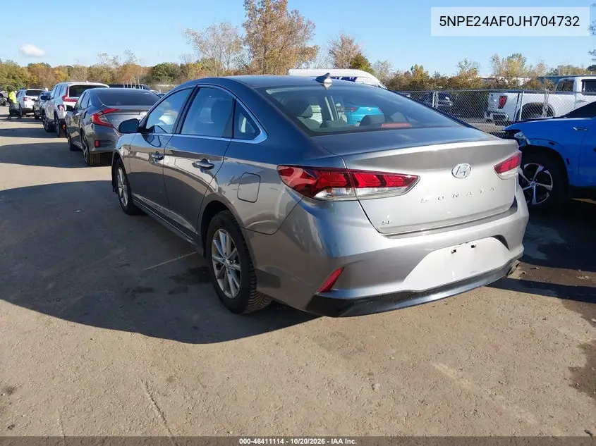 2018 HYUNDAI SONATA VIN 5NPE24AF0JH704732 — фото 3