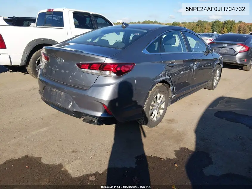2018 HYUNDAI SONATA VIN 5NPE24AF0JH704732 — фото 4