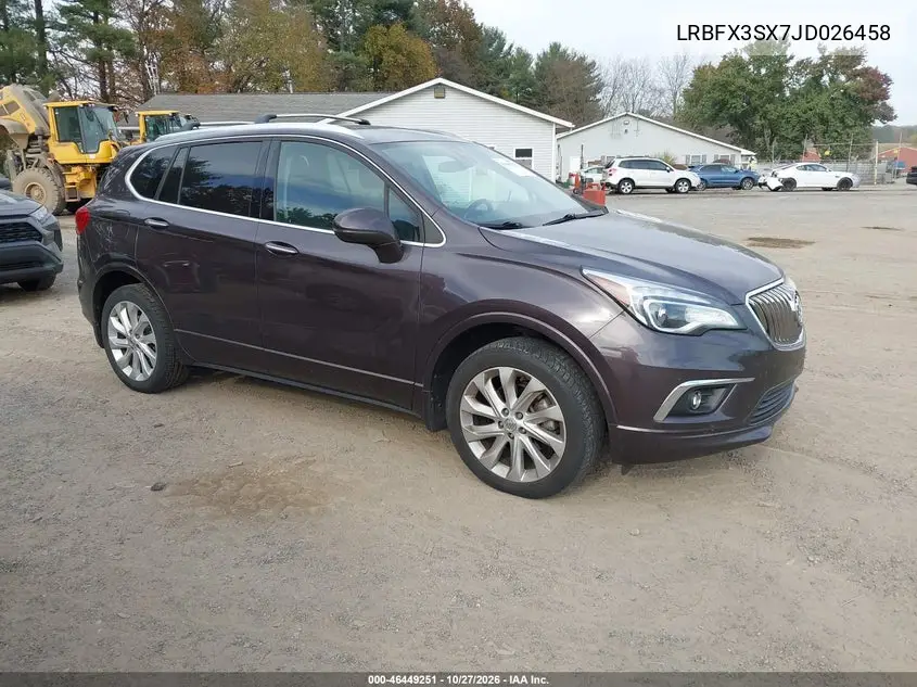 BUICK ENVISION 2018, VIN LRBFX3SX7JD026458