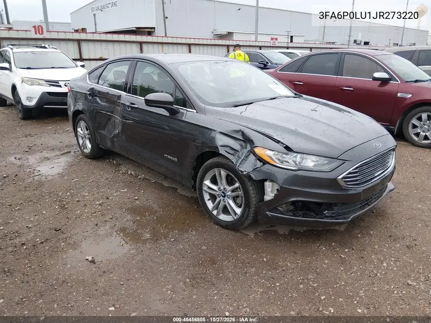 FORD FUSION 2018, VIN 3FA6P0LU1JR273220