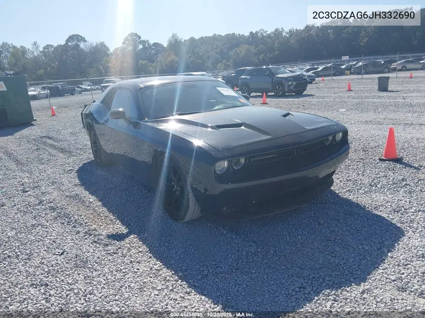 DODGE CHALLENGER 2018, VIN 2C3CDZAG6JH332690