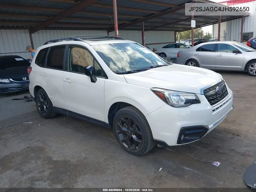 SUBARU FORESTER 2018, VIN JF2SJAGC4JH592650