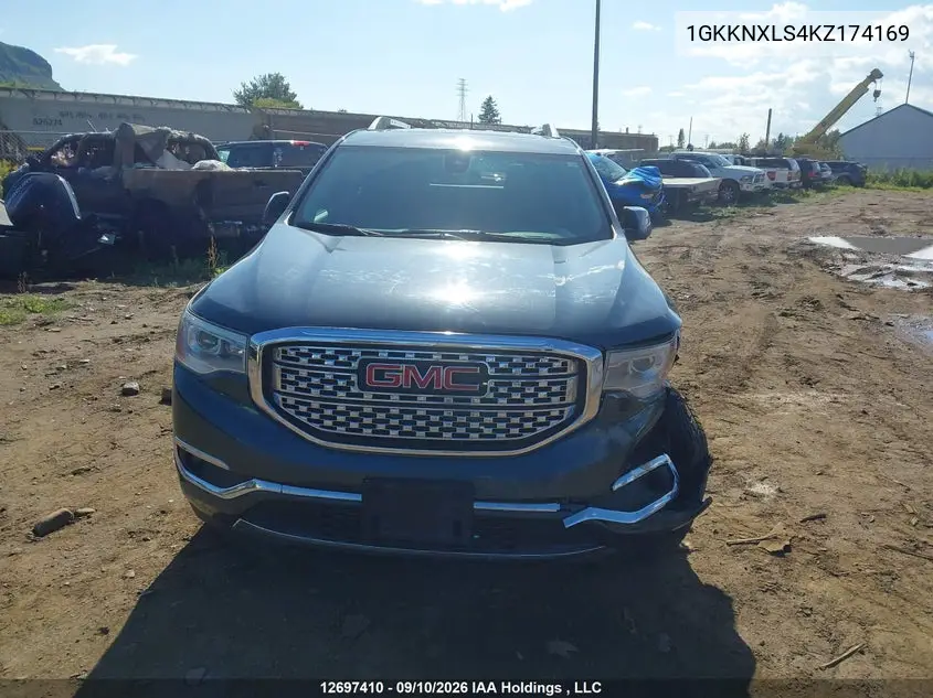 2019 GMC ACADIA VIN 1GKKNXLS4KZ174169 — фото 12