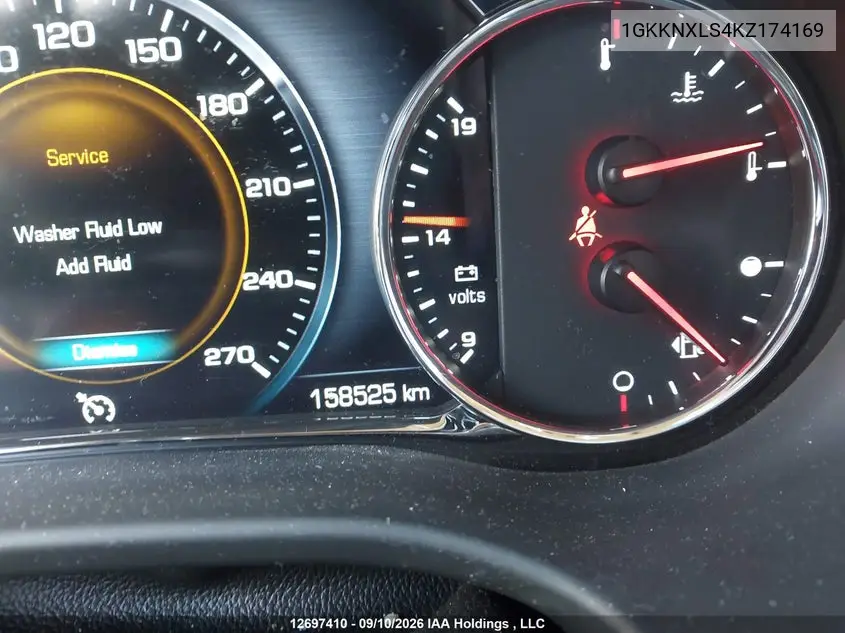 2019 GMC ACADIA VIN 1GKKNXLS4KZ174169 — фото 15