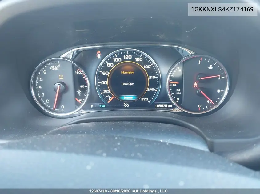 2019 GMC ACADIA VIN 1GKKNXLS4KZ174169 — фото 7