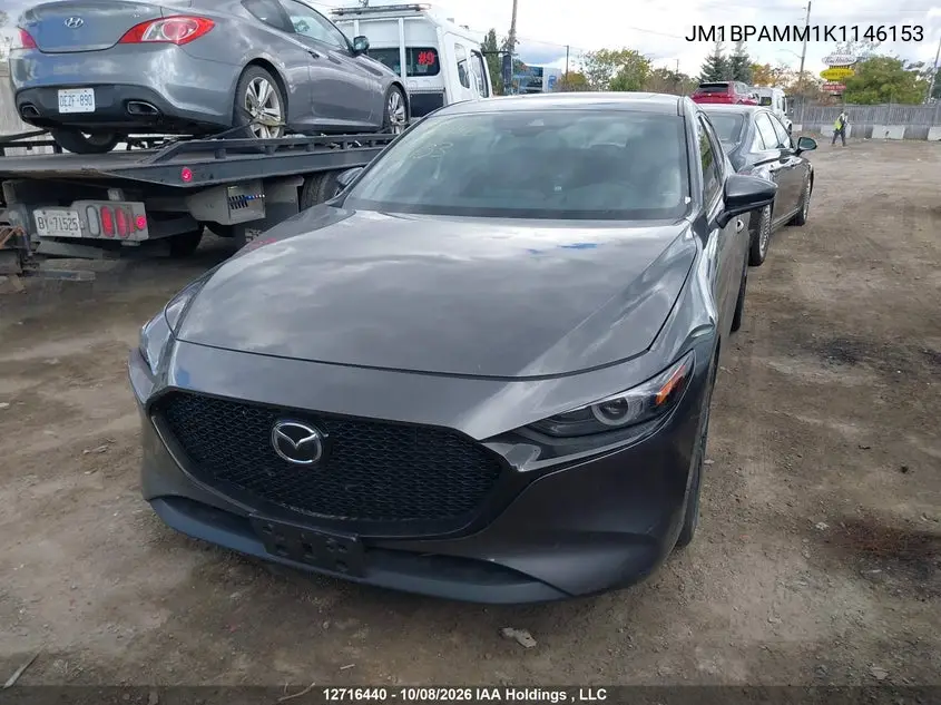 2019 MAZDA 3 VIN JM1BPAMM1K1146153 — фото 12