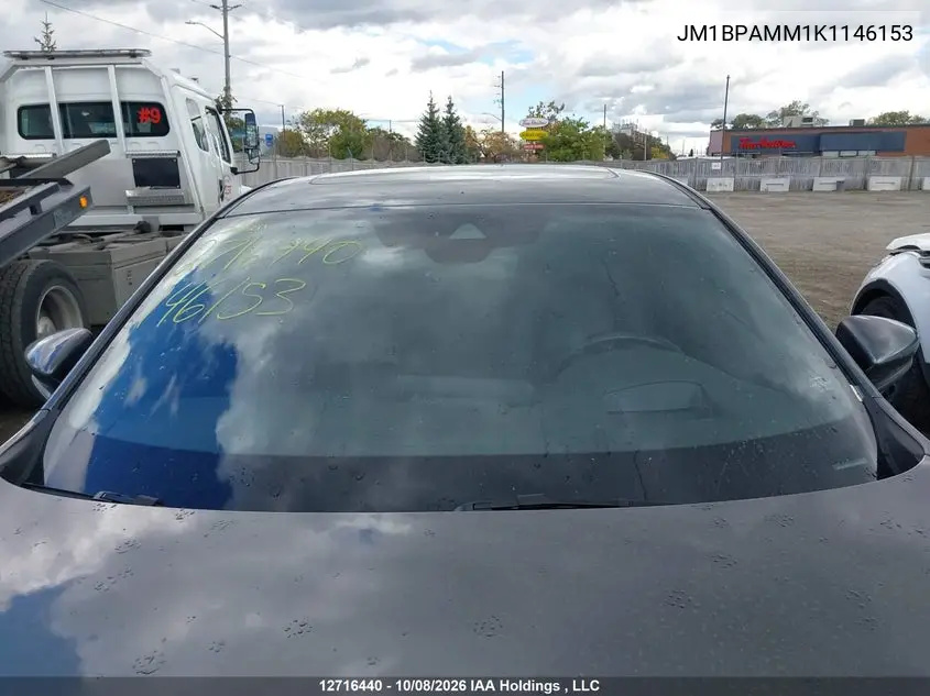 2019 MAZDA 3 VIN JM1BPAMM1K1146153 — фото 17
