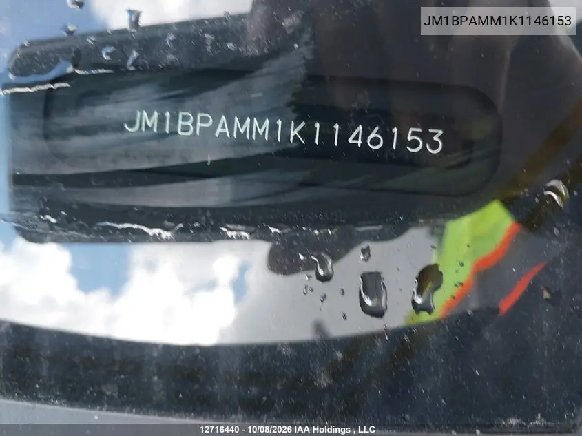 2019 MAZDA 3 VIN JM1BPAMM1K1146153 — фото 19