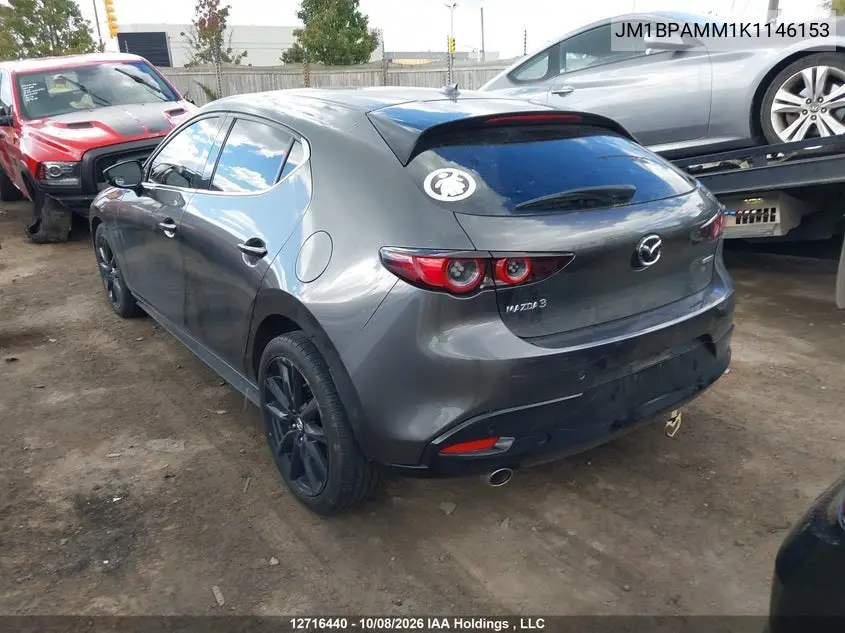 2019 MAZDA 3 VIN JM1BPAMM1K1146153 — фото 3