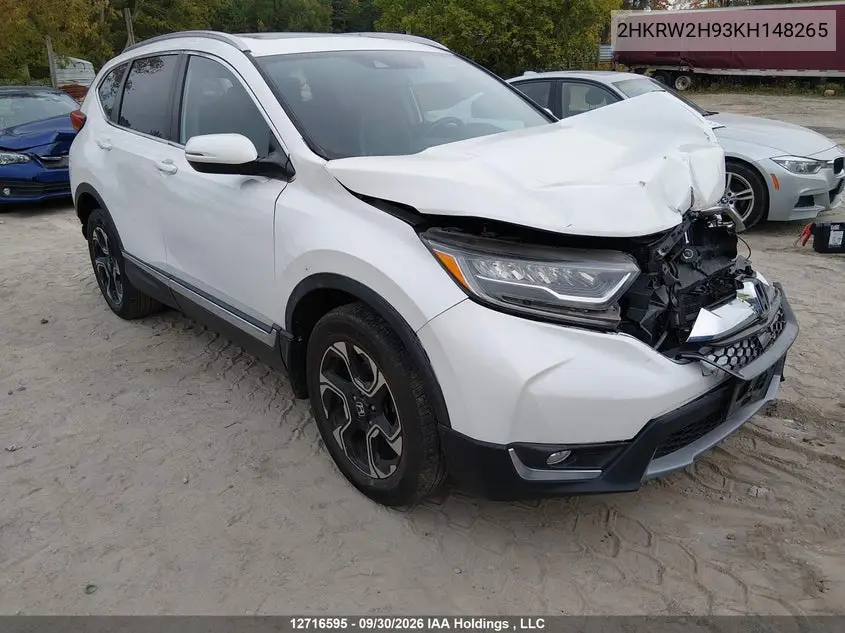 HONDA CR-V 2019, VIN 2HKRW2H93KH148265