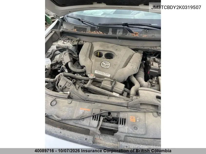 2019 MAZDA CX-9 VIN JM3TCBDY2K0319507 — фото 5
