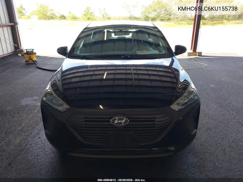 2019 HYUNDAI IONIQ VIN KMHC65LC6KU155738 — фото 17
