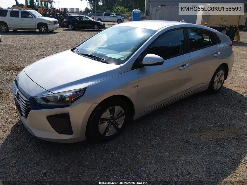 2019 HYUNDAI IONIQ VIN KMHC65LC0KU158599 — фото 2