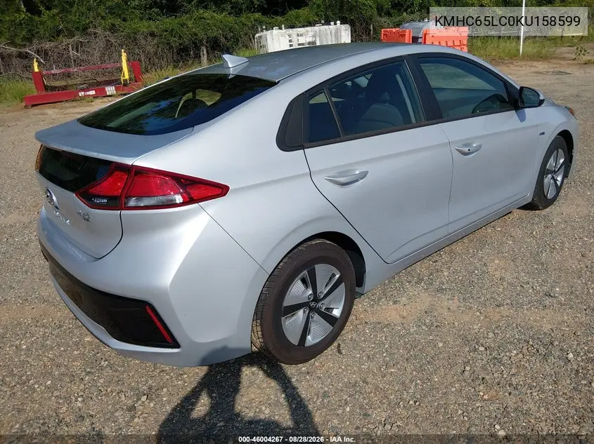 2019 HYUNDAI IONIQ VIN KMHC65LC0KU158599 — фото 4