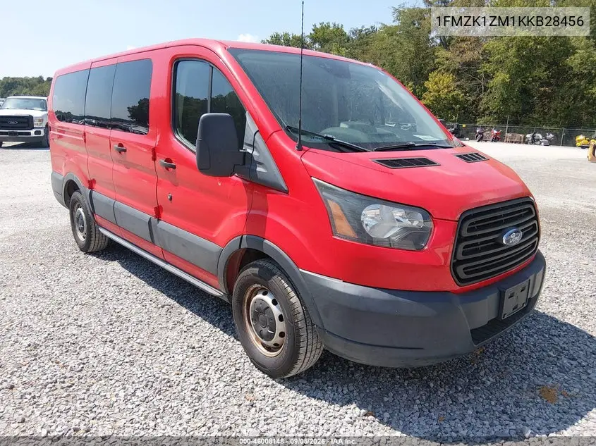 FORD TRANSIT 2019, VIN 1FMZK1ZM1KKB28456