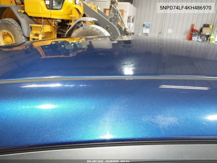 2019 HYUNDAI ELANTRA VIN 5NPD74LF4KH486970 — фото 6