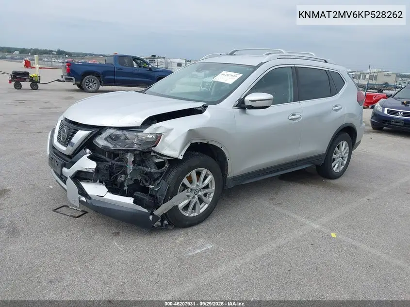 2019 NISSAN ROGUE VIN KNMAT2MV6KP528262 — фото 2