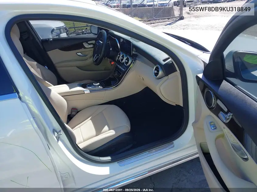 2019 MERCEDES C-KLASSE VIN 55SWF8DB9KU318849 — фото 5