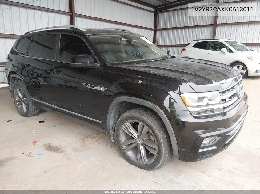 VOLKSWAGEN ATLAS 2019, VIN 1V2YR2CAXKC613011