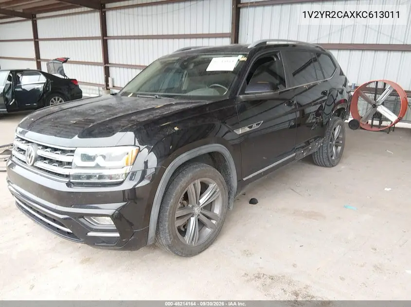 2019 VOLKSWAGEN ATLAS VIN 1V2YR2CAXKC613011 — фото 2