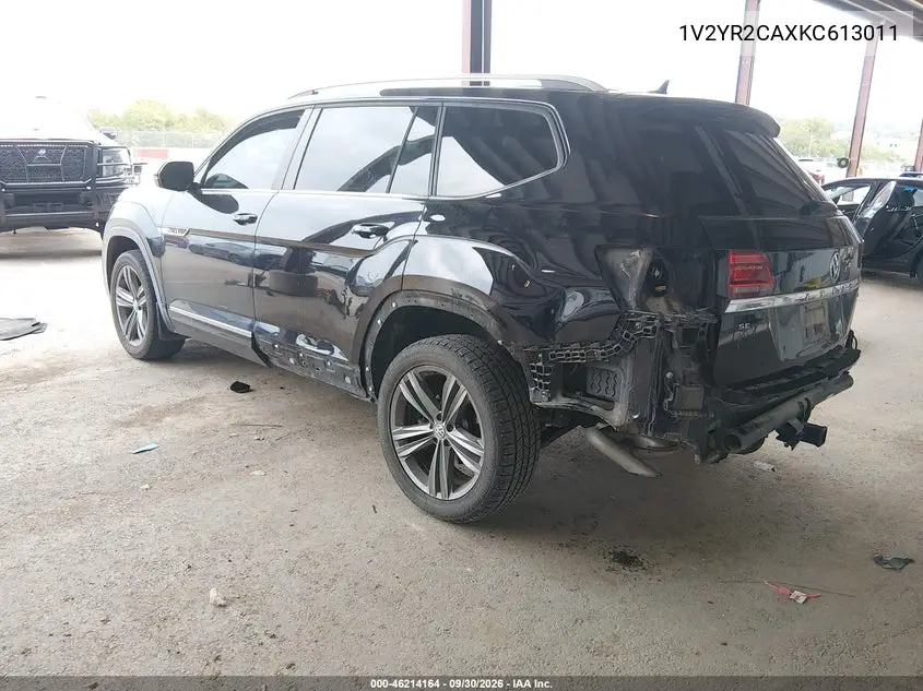 2019 VOLKSWAGEN ATLAS VIN 1V2YR2CAXKC613011 — фото 3